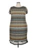 Cato Chevron-herringbone Gray Casual Dress Size 26W - photo 1