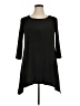 Lbisse Solid Black Casual Dress Size XL - photo 1