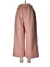 First Love Solid Pink Casual Pants Size M - photo 2