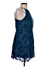 Ecote 100% Rayon Paisley Blue Cocktail Dress Size L - photo 4