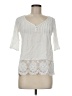 Allegra K 100% Polyester Ivory 3/4 Sleeve Blouse Size M - photo 1