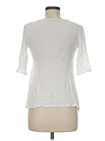 Allegra K 3/4 Sleeve Blouse (view 2)