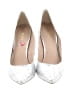 Charles by Charles David Metallic White Heels Size 9 1/2 - photo 2