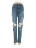 AGOLDE Hearts Blue Jeans Size 24 waist - photo 1