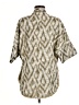 Raquel Allegra Silver Short Sleeve Blouse Size Med (1) - photo 2