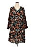 BLOOMCHIC 100% Rayon Print Orange Casual Dress Size 22 - photo 1