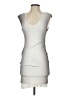 Bebe Solid Ivory Cocktail Dress Size S - photo 1