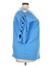 Roaman's 100% Cotton Blue 3/4 Sleeve Top Size 22 (1X) - photo 4