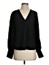 Veronica Beard 100% Silk Black Long Sleeve Silk Top Size 2 - photo 1