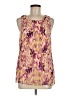 Halogen 100% Polyester Purple Sleeveless Blouse Size M - photo 1