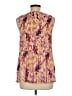 Halogen 100% Polyester Purple Sleeveless Blouse Size M - photo 2