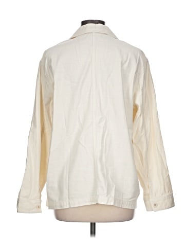 Madewell Drakefield Shirt-Jacket in Ecru (view 2)