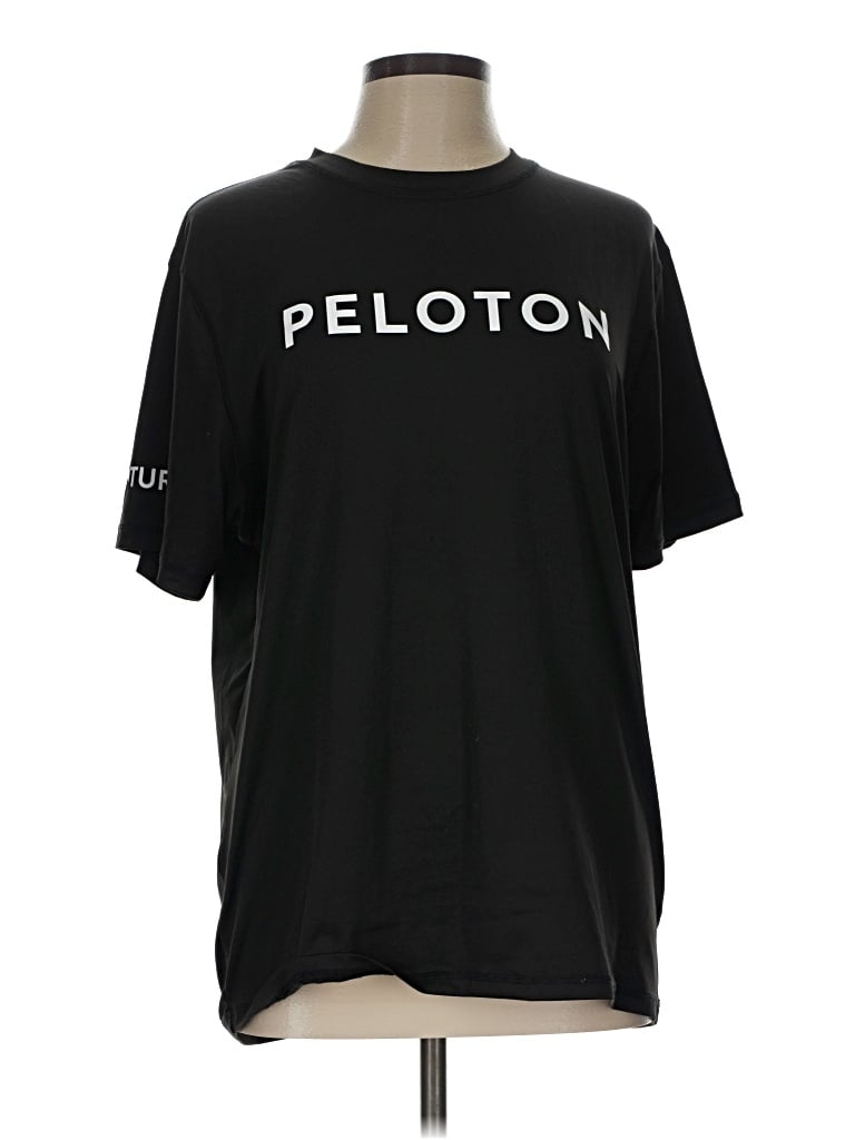 Pre-owned Peloton Short Sleeve T-shirt In Black