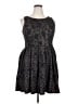 Xhilaration Paisley Black Cocktail Dress Size XXL - photo 1