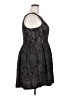 Xhilaration Paisley Black Cocktail Dress Size XXL - photo 4