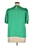 Pleione 100% Polyester Green Short Sleeve Blouse Size XL - photo 2