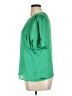 Pleione 100% Polyester Green Short Sleeve Blouse Size XL - photo 5