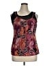 Axcess 100% Nylon Purple Sleeveless Blouse Size XL - photo 1