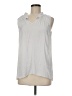 Simply Vera Vera Wang 100% Polyester Silver Sleeveless Blouse Size M - photo 1