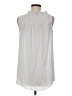 Simply Vera Vera Wang 100% Polyester Silver Sleeveless Blouse Size M - photo 2