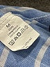 Unbranded 100% Polyester Stripes Blue 3/4 Sleeve Blouse Size M - photo 8