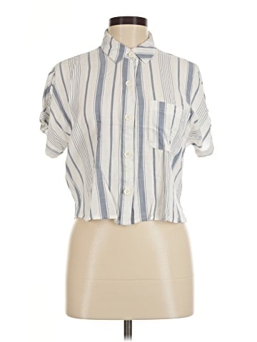 Aeropostale Short Sleeve Button-Down Shirt (view 1)