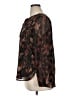 Beacon 100% Polyester Brown Long Sleeve Blouse Size XL - photo 5