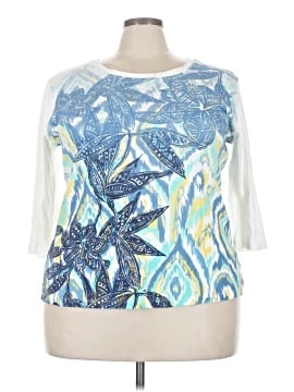 Style&Co Sport 3/4 Sleeve T-Shirt (view 1)