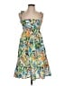 J.Crew 100% Cotton Print Blue Cocktail Dress Size L - photo 1