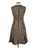 Kobi Halperin Tweed Brown Cocktail Dress Size 6 - photo 2