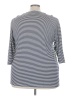 Cj Banks 100% Polyester Blue 3/4 Sleeve Top Size 3X - photo 2