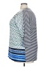 Cj Banks 100% Polyester Blue 3/4 Sleeve Top Size 3X - photo 5