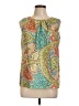 Talbots 100% Polyester Green Sleeveless Blouse Size 12 - photo 1