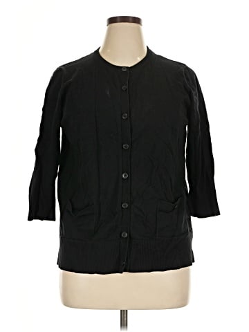 Jones New York 3/4 Sleeve Button-Down Shirt (view 1)