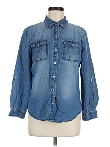 Chico's Long Sleeve Button-Down Shirt (view 1)