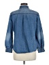 Chico's Blue Long Sleeve Button-Down Shirt Size Med (1) - photo 2