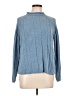 Carolyn Taylor Blue Turtleneck Sweater Size L - photo 1