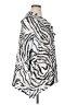 MULTIPLES 100% Polyester Animal Print Silver Coat Size XL - photo 4