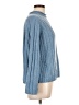 Carolyn Taylor Blue Turtleneck Sweater Size L - photo 4