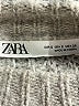 Zara Tweed Gray Turtleneck Sweater Size S - photo 7