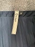 Organic 100% Recycled Polyester Chevron-herringbone Black Formal Skirt Size 6 - photo 4