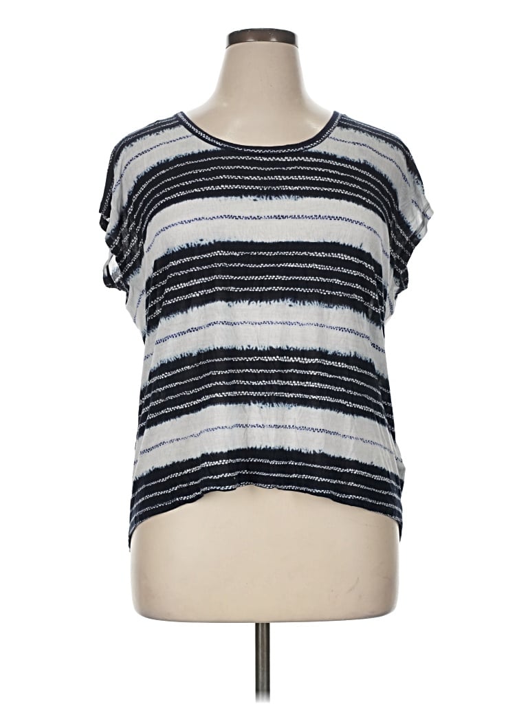 Pre-owned Michael Michael Kors Short Sleeve T-shirt In Silver
