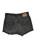 Levi's 100% Cotton Stars Black Denim Shorts Size 6 - photo 2