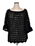 Emma Rose 100% Polyester Black 3/4 Sleeve Blouse Size 1X - photo 1