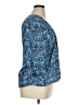 Croft & Barrow 100% Polyester Blue 3/4 Sleeve Blouse Size XL - photo 4