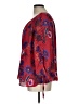 Zac & Rachel 100% Polyester Red 3/4 Sleeve Blouse Size L - photo 5