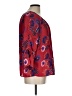 Zac & Rachel 100% Polyester Red 3/4 Sleeve Blouse Size L - photo 4