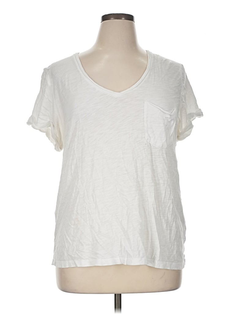 Pre-owned T.la Short Sleeve T-shirt In Ivory