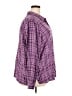 Basic Editions Plaid Purple Long Sleeve Button-Down Shirt Size 3X - photo 4