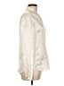 BLACK Comme des Garçons 100% Cupro Metallic Ivory Long Sleeve Blouse Size L - photo 4